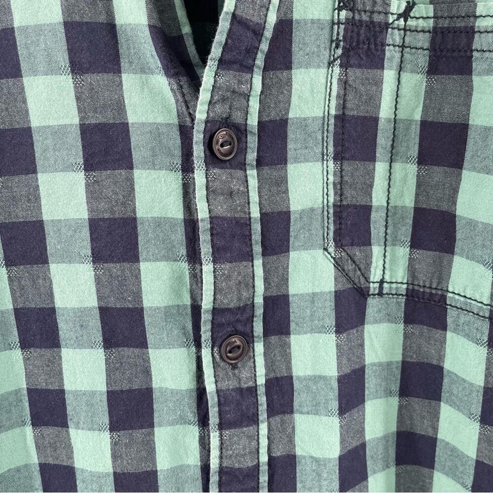 WEIRD FISH Button Down Shirt Small Short Sleeve Buffalo Check Lifestyle Outdoor - Picture 10 of 15